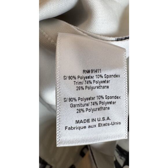 Clover Canyon Floral Scuba Fabric Stretch Sheath Dress Medium Abstract Art - Picture 10 of 11